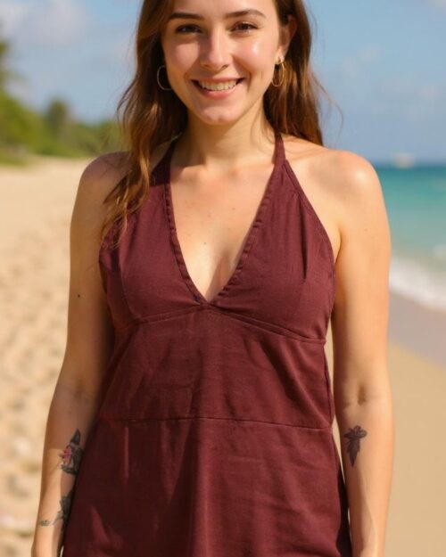 sommerkleid-rot-neckholder-rueckenfrei