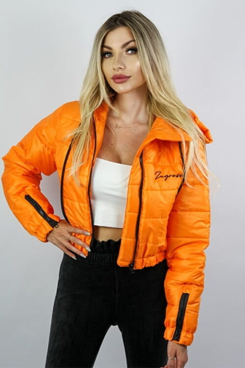 Pikowana kurtka damska Orange
