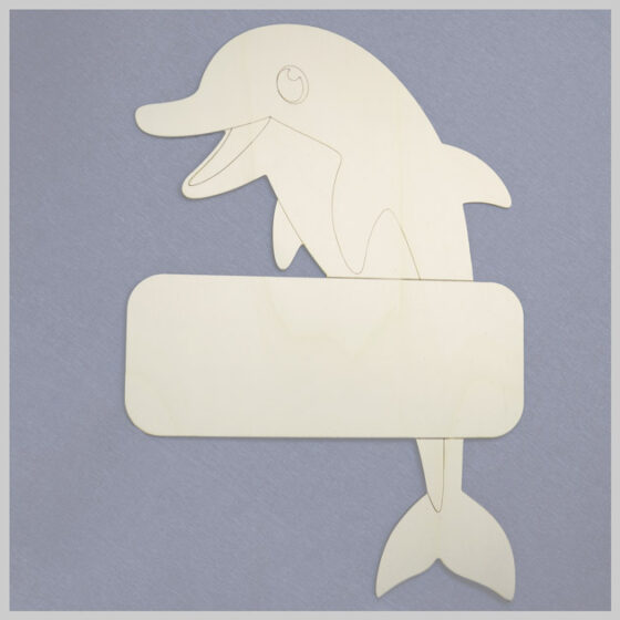 Geburtstafel-Delfin