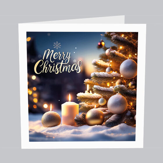 Weihnachtskarte Merry Christmas