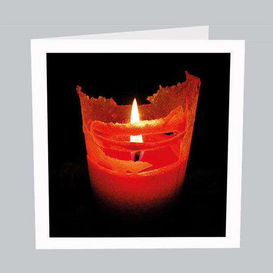 Trauerkarte "Kerze"