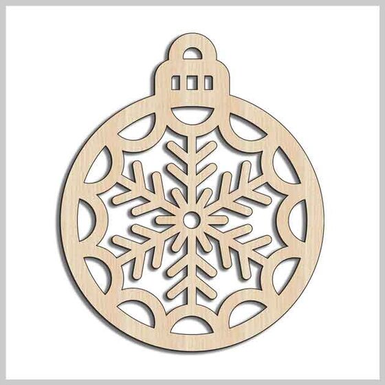 Weichnachtsschmuck Schneeflocke