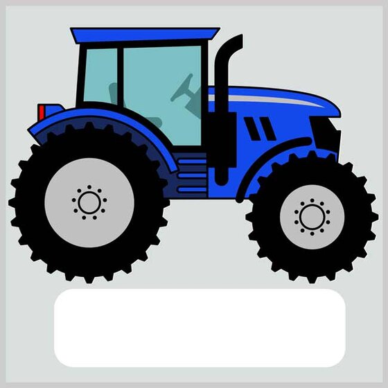 Geburtstafel-Traktor-Gross zum selber bemalen