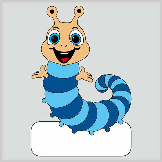 Geburtstafel-Raupe-f&uuml;r Junge zum selber machen