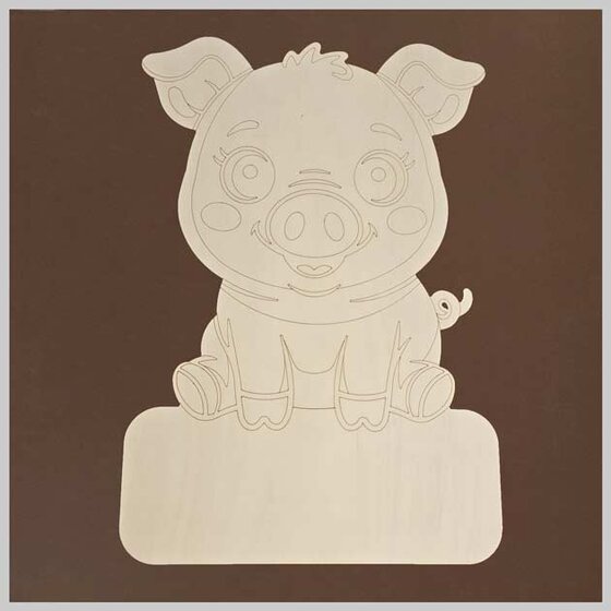 Geburtstafel-Schweinchen