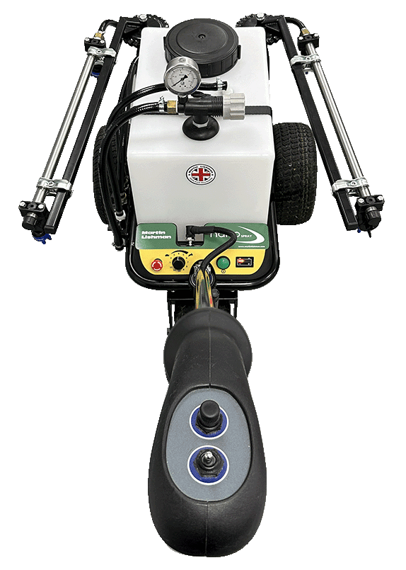 The Nano-Spray self-propelled pedestrian sprayer comes with an all new control interface.