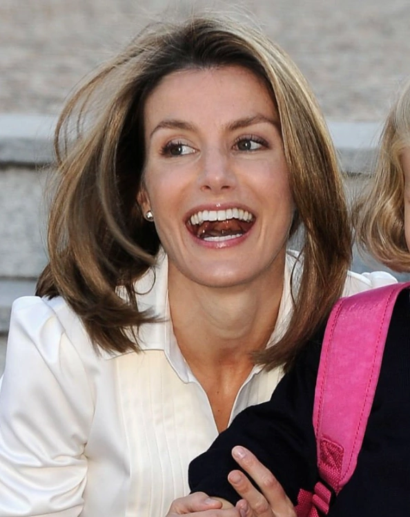 dientes de la reina letizia en 2008