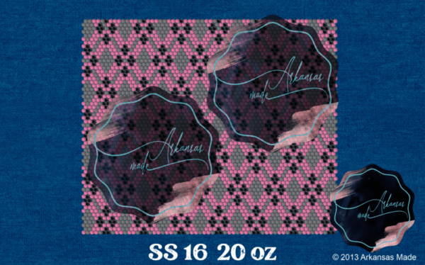 argle plaid SS16 20oz Rhinestone Template watermark