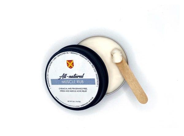 Muscle Rub with Open Lid
