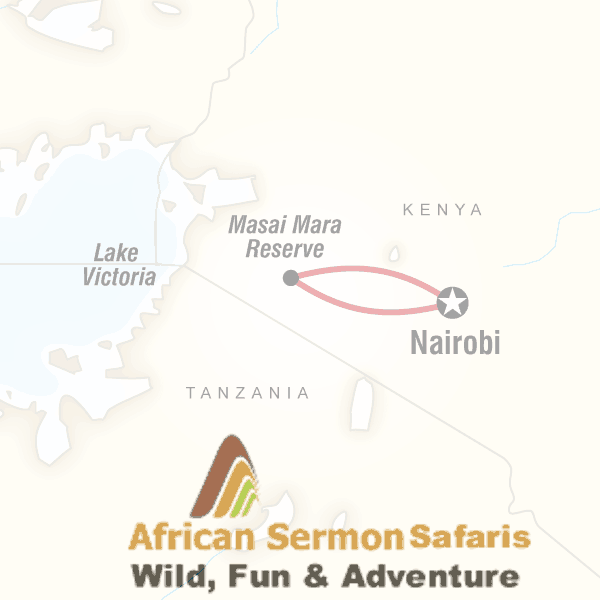 masai mara map - masai mara safari map: 3-Days Maasai Mara Tour in Kenya
