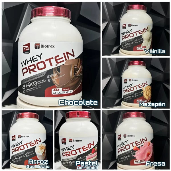 Whey Protein Biotrex Nutrition 5lbs Proteína Aislada sabores