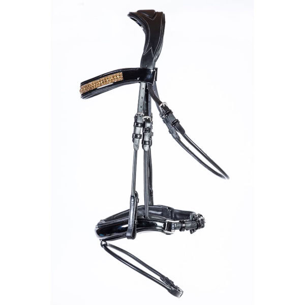 Luxe of London Limited Edition Regent Anatomical Rolled Double Bridle