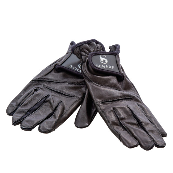 Scharf-Leather-Riding-Gloves-Close-Up-Black
