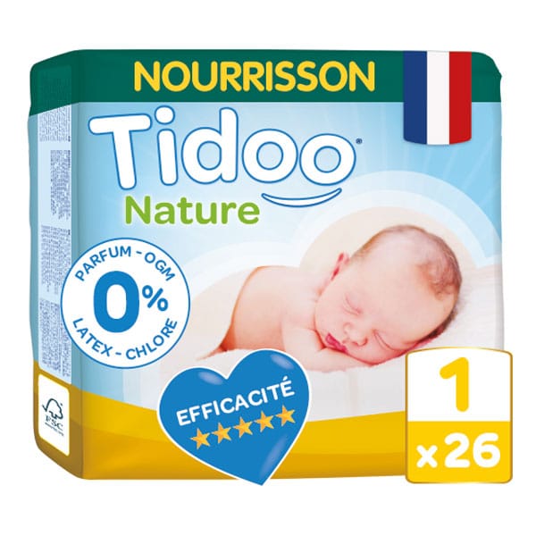 couche bébé nature tidoo