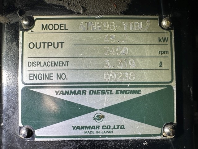 Yanmar engine tag