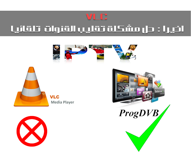 بكل سهولة حل مشكلة تغير قنوات IPTV تلقائي مع VLC 