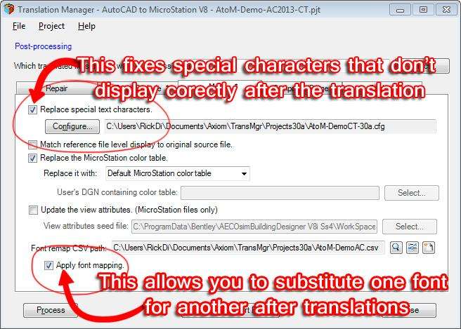 Post Modify Copy - Convert DWG to DGN