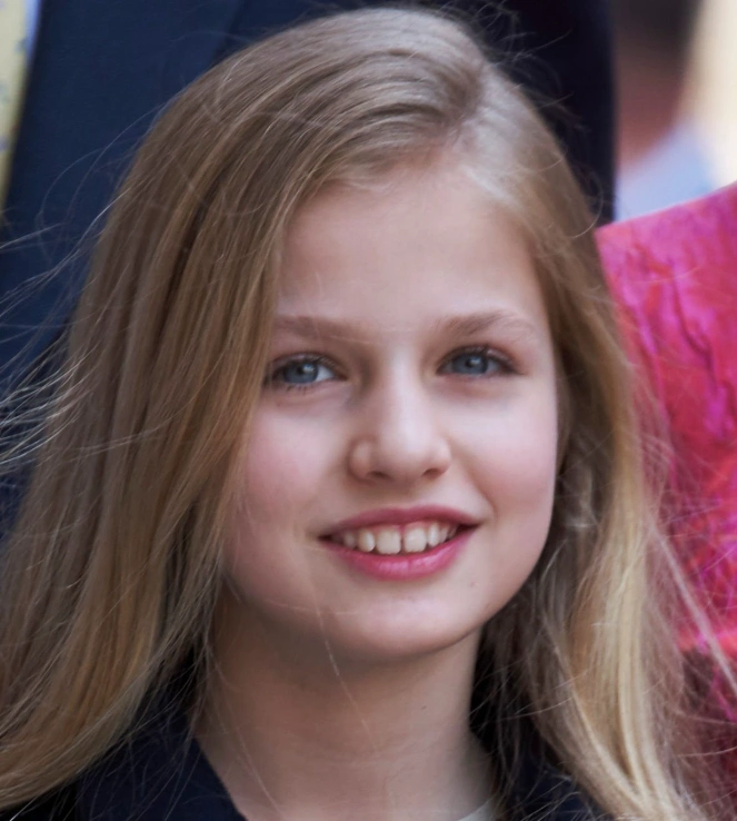 zęby księżniczki Leonor w dzieciństwie