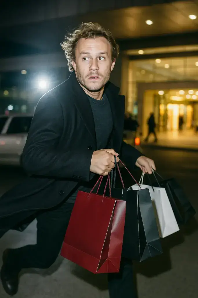 Heath Ledger i Istanbul, flyplassen