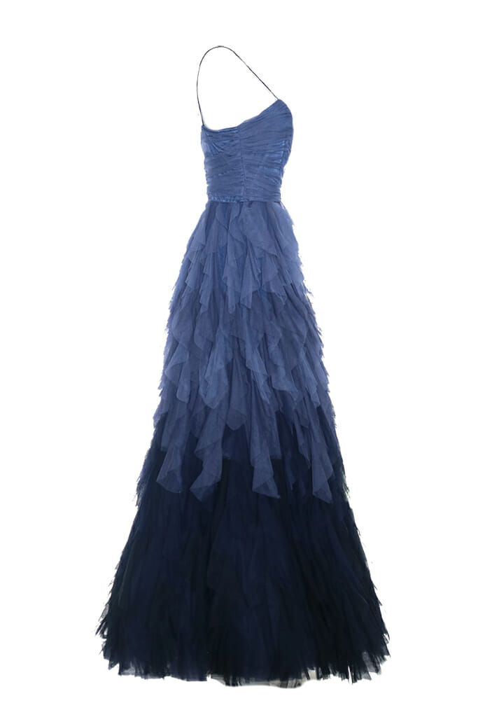 Special ball gown with tulle