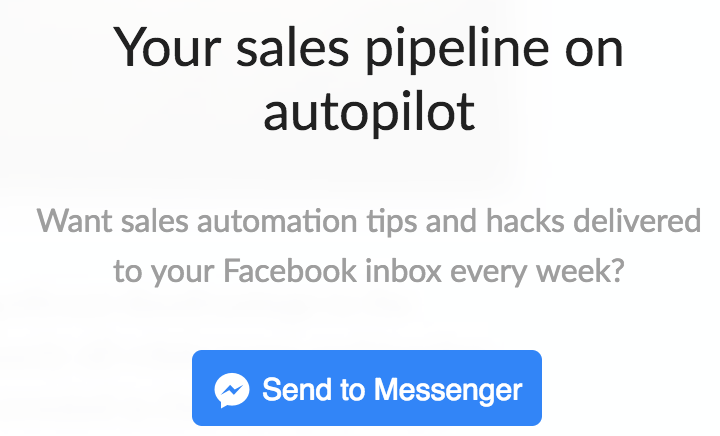 Your sales pipeline on autopilot