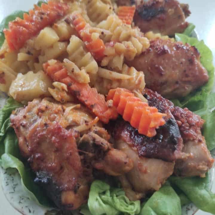 Enjoy the delicious Baked Chicken Drumsticks And Potatoes Recipe at or near the hotel.