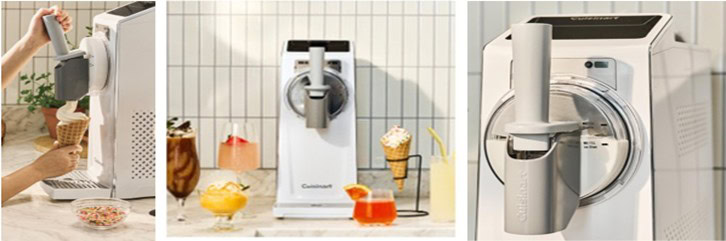Cuisinart's Frost Fusion Ice Cream Maker In Action - A Detailed Review image Featured Image 637x1920w 2 Frost Fusion 6in1 soft serve Front view with frozen desserts Frosted Fusions