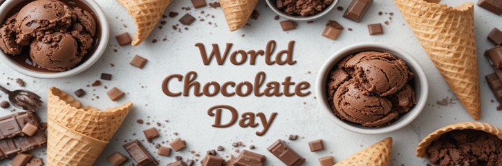 The-Ultimate-Chocolate-Ice-Cream-Guide-For-World-Chocolate-Day-Featured-Image-637x1920w-bowls-and-waffle-cones-with-chocolate-ice-cream-with-caption-World-Chocolate-Day-Frosted-Fusions
