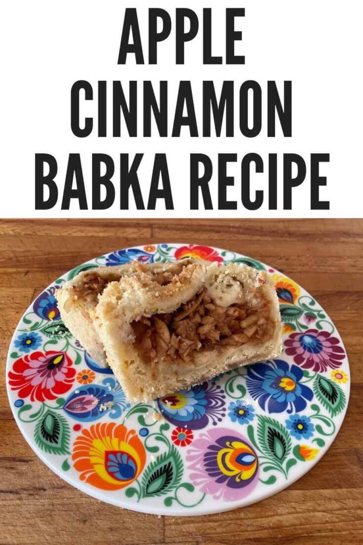 Apple cinnamon babka recipe.