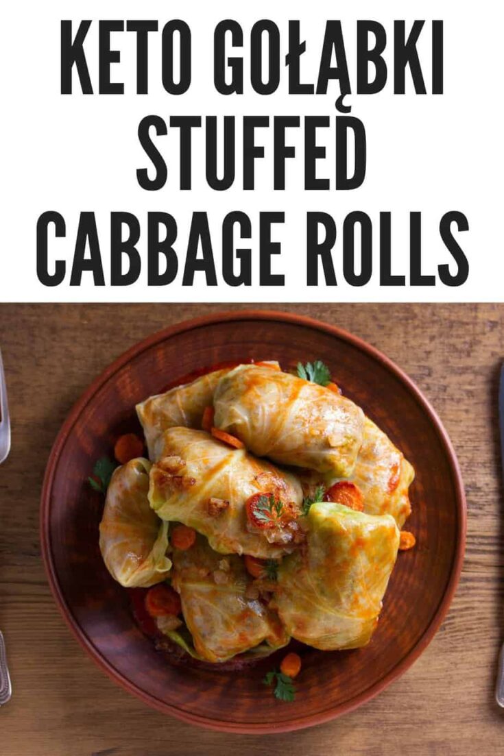 Low Carb Keto Golabki Stuffed Cabbage Rolls