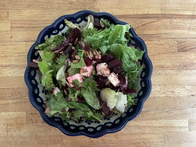 Quick Beetroot Salad.