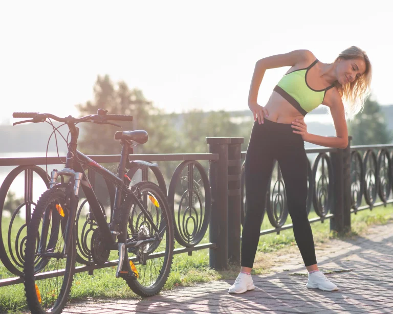 Bien s’échauffer avant de faire du vélo