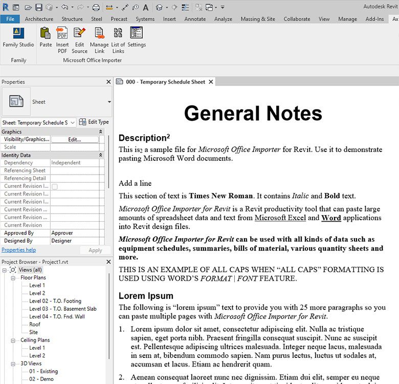 Initial-Paste-in-Revit Initial-Paste-in-Revit