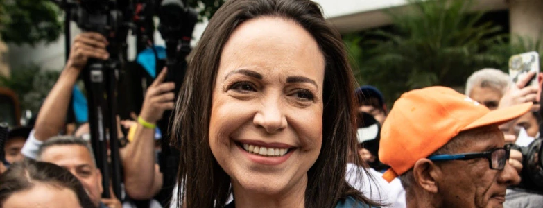 Maria Corina Machado Sourire Hollywood
