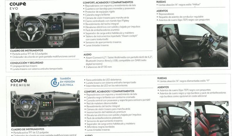 AIXAM COUP&Eacute; GTI &ndash; NUEVO MODELO lleno