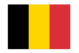 Autocollant drapeau Belgique - 7 x 10 cm, 5 pcs