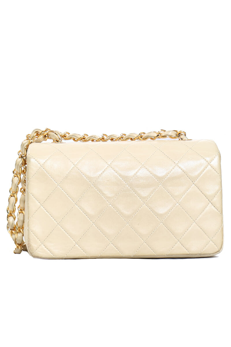 CHANEL VINTAGE WALLET ON CHAIN GOLD