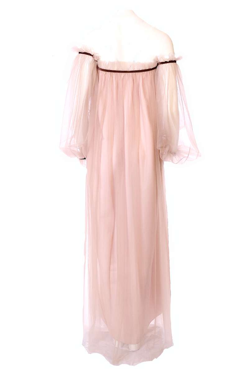 Floor-length ball gown maxi dress pink rent
