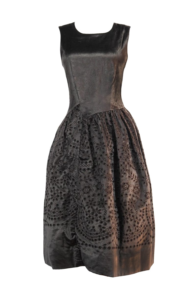 Abendkleid leihen Marc Jacobs Samt Midi Kleid