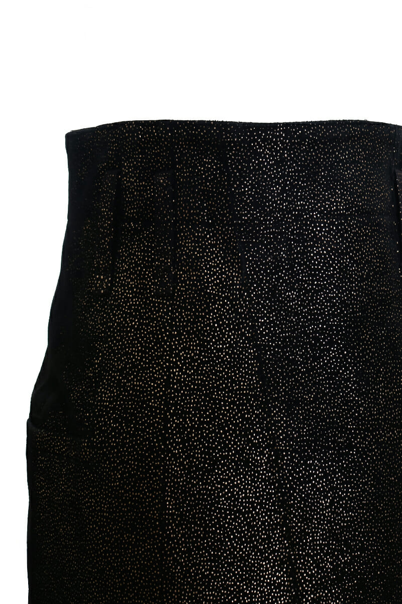 Jil Sander designer leather skirt