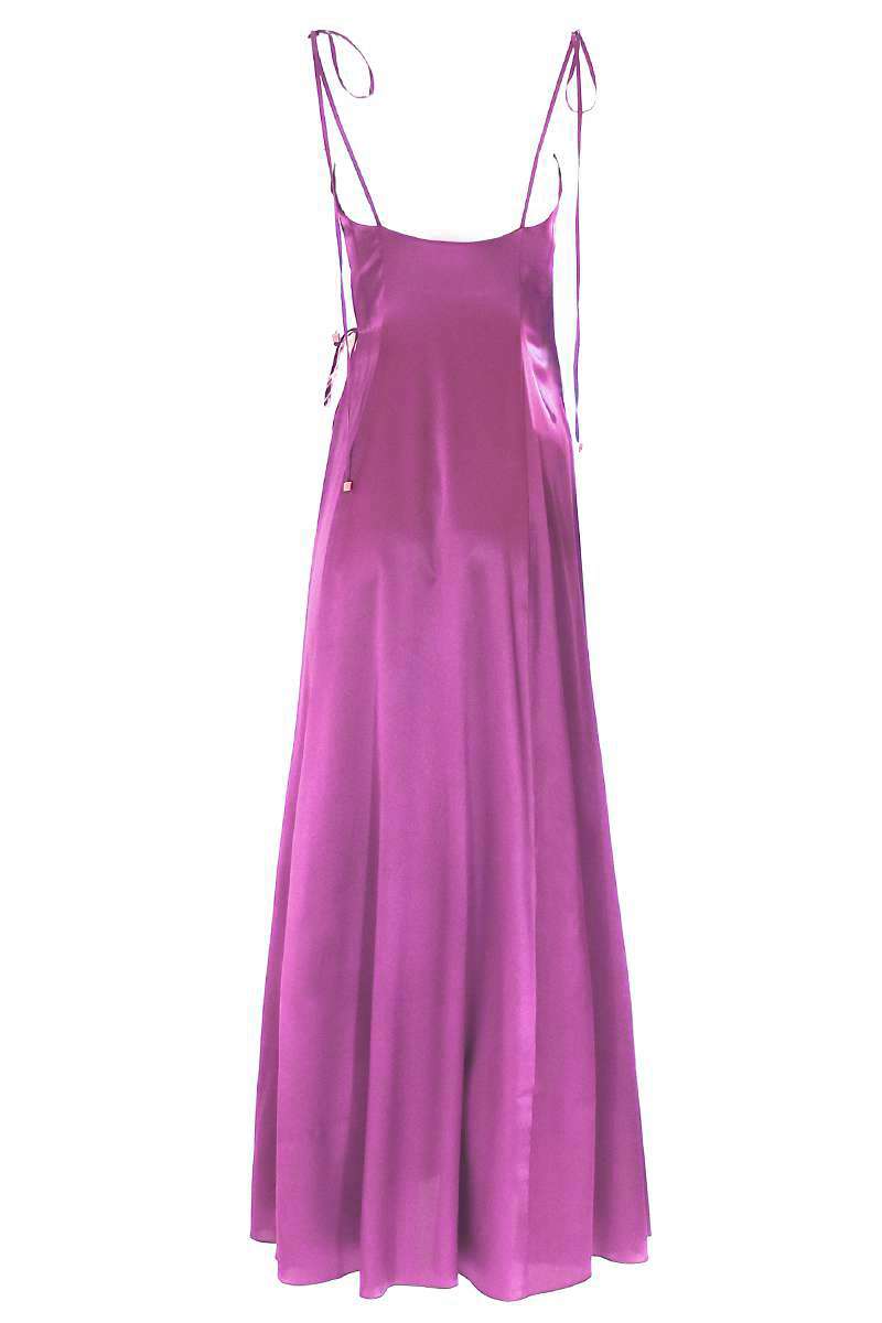 Rent an elegant evening dress with feather
