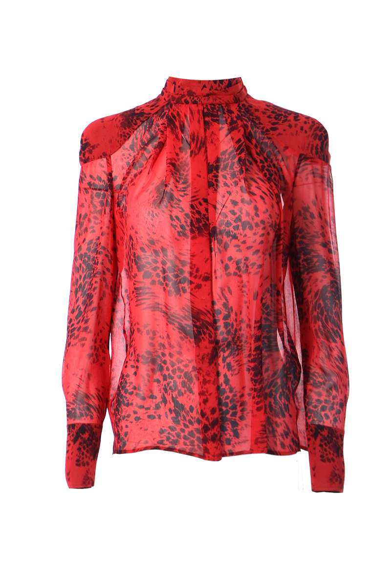 red bluse 1 WILD PRINT BLUSE