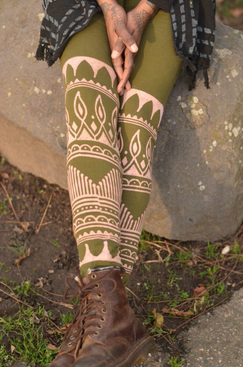 leggings-tribal-psy-trance-wear-khaki-gruen