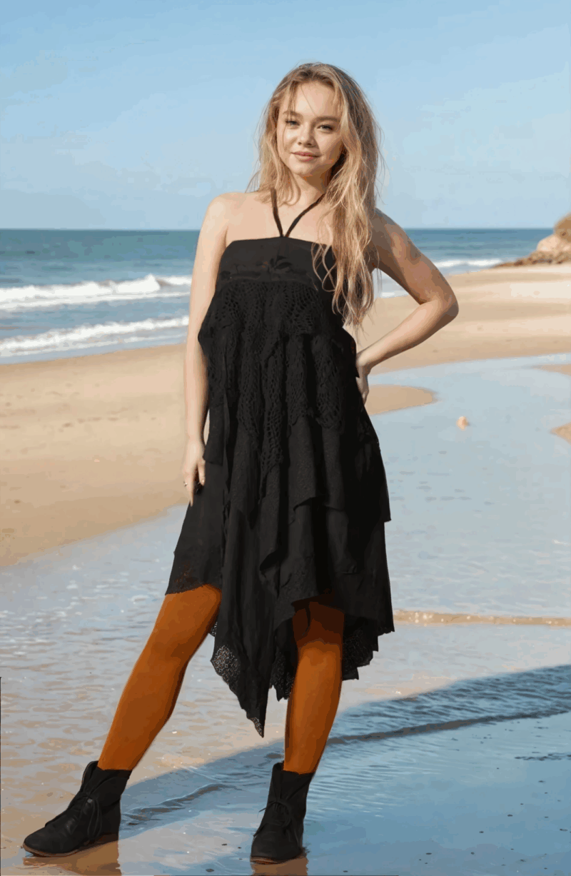 boho-kleid-zipfel-look-schwarz