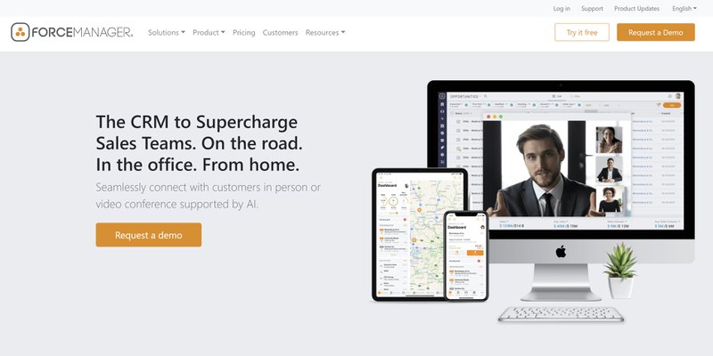 ForceManager: CRM to manage a field sales team