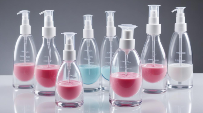pumps used in the cosmetic formulation