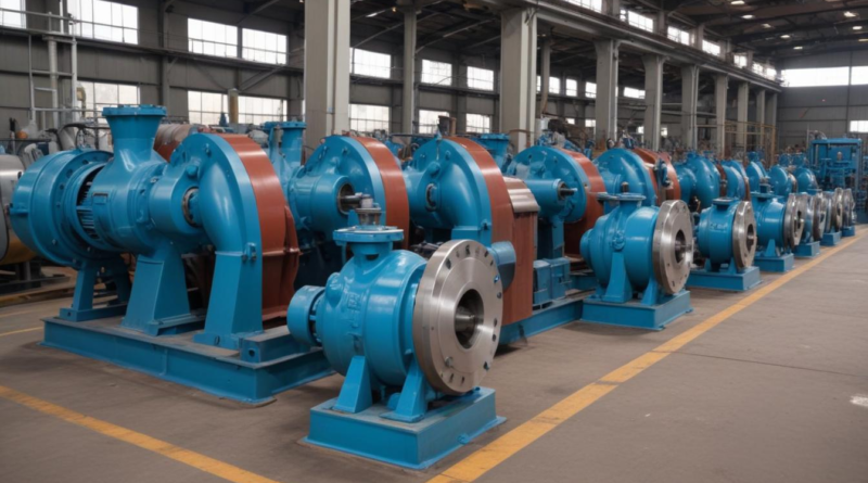 pumps used in the paper manufacturing
