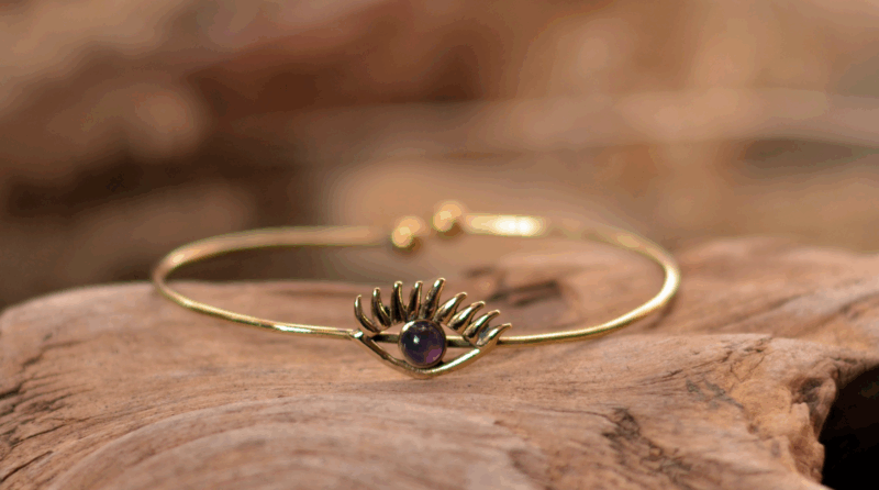 messing-boho-schmuck-armreif