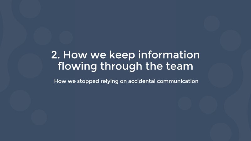 hoe salesflare informatie door het team laat stromen