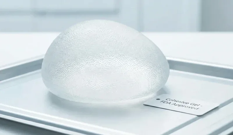 modern cohesive gel breast implant fda approved close up